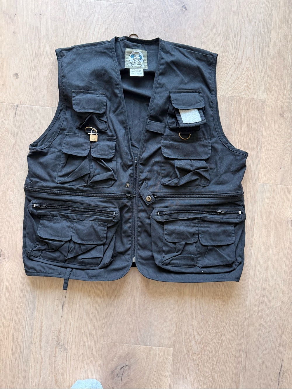 Rothco “Uncle Milty” Utility Vest — Black, Size M